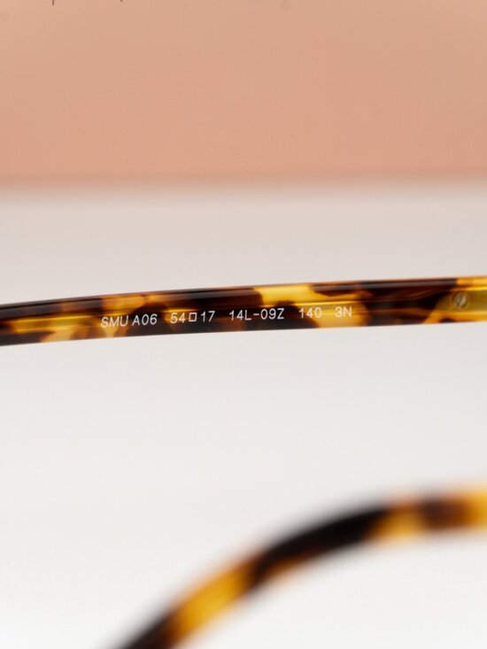 Miu Miu Women Sunglasses Havana Brown Rectangle MUA06S 14L09Z NEW AUTHENTIC main image 6